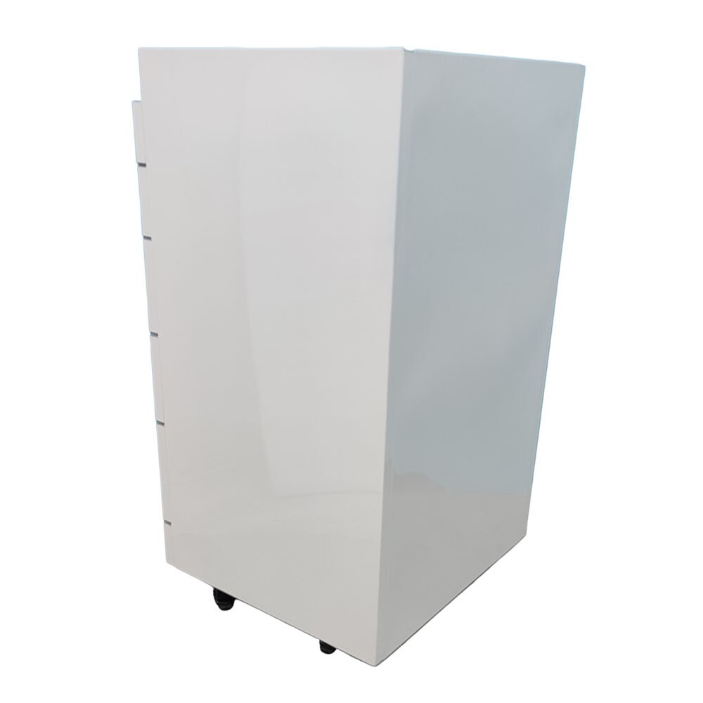 1 PC 4 Drawer Removable Assistant Mobile Cabinet w/Divider Bracket Locks
