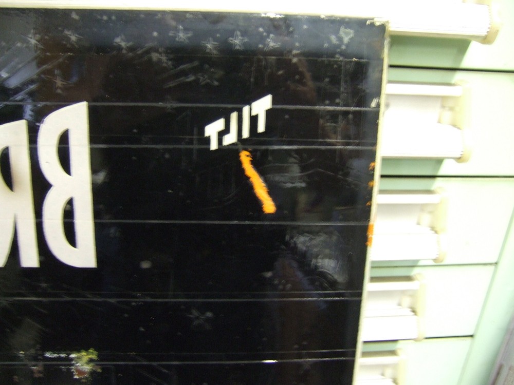 Bally bingo pinball BACK GLASS BROADWAY 51