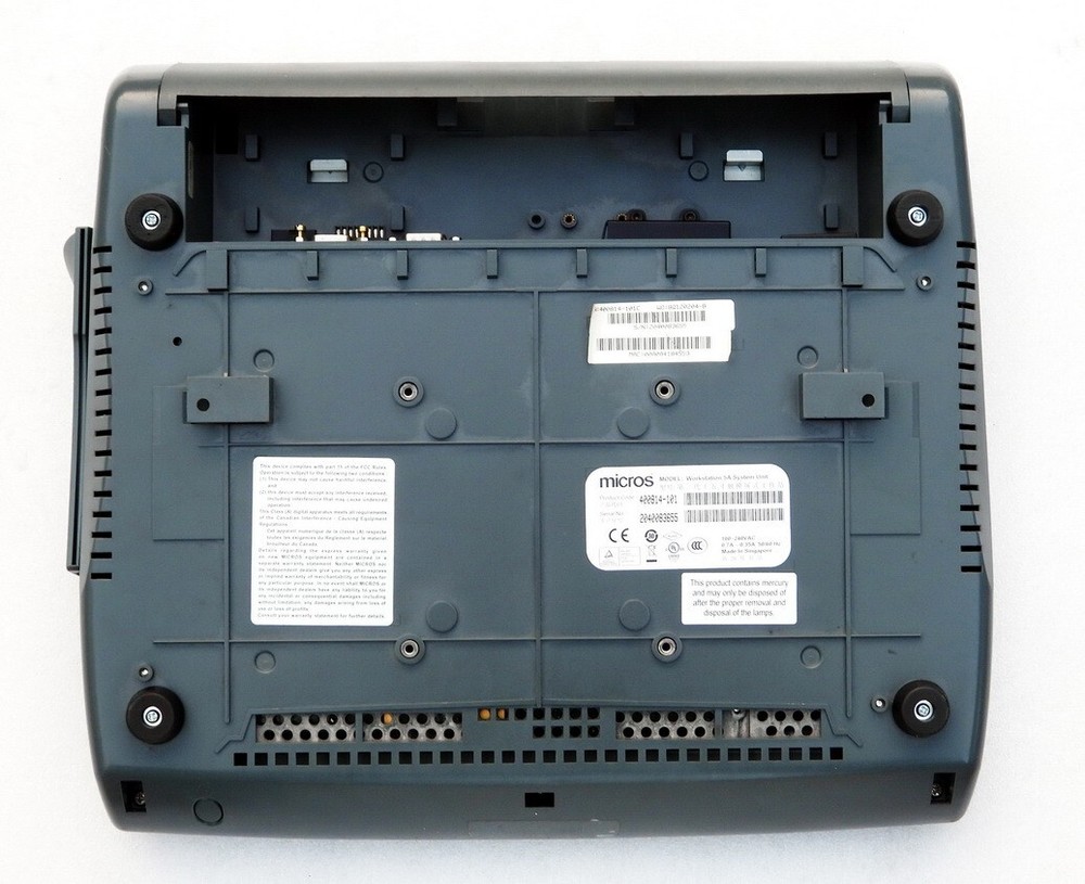 MICROS WORKSTATION 5A SYSTEM UNIT DIGITAL DISPLAY TOUCHSCREEN POS COMPUTER