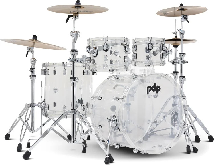PDP Concept Acrylic 4-piece Shell Pack - Clear