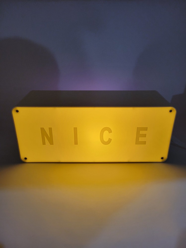 Naughty And Nice Light Box / NIGHT LIGHT Sign
