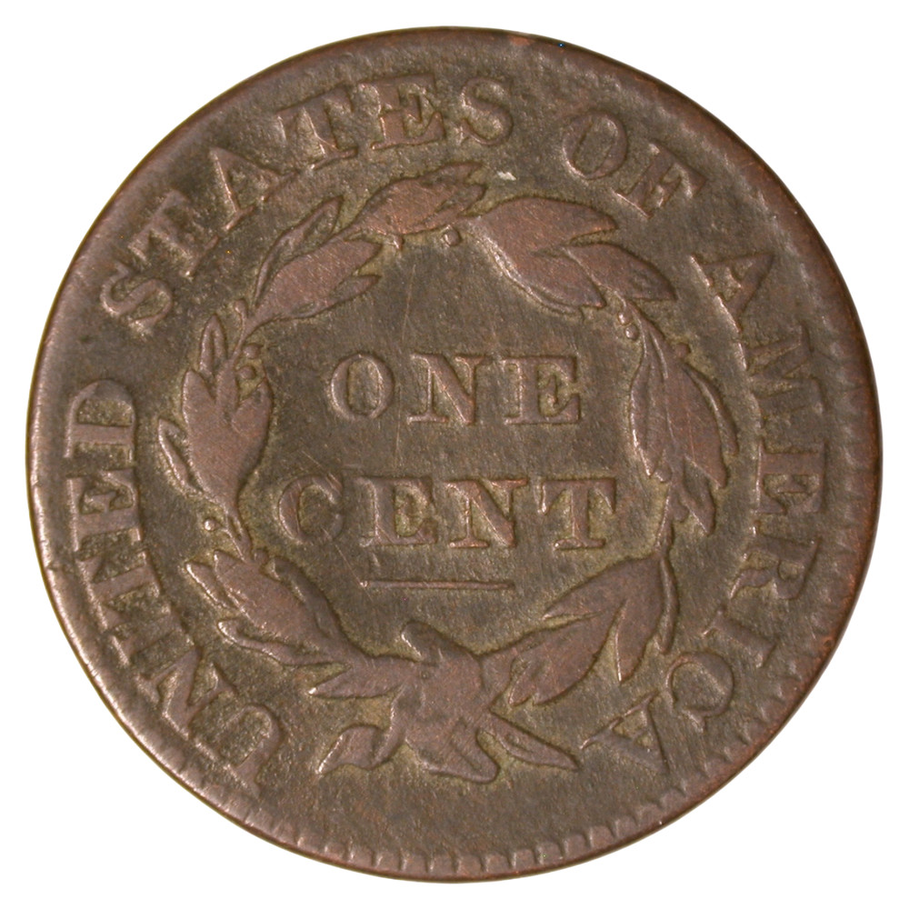 1830 Liberty Head 1¢ Large Letters