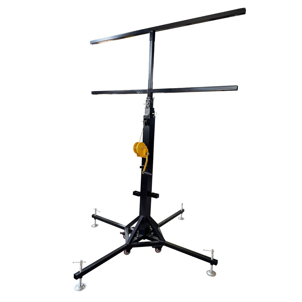 2Pcs 16 Positions Double-Layer 5.9-13Ft Stage Lighting Bracket Stage Light Stand