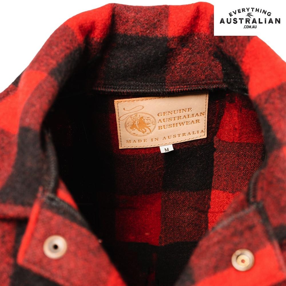 G.A.B. Bush Shirt Half-Open Red