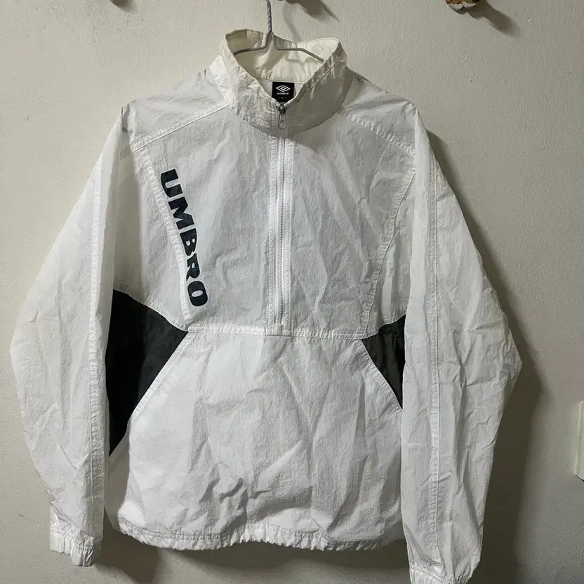 Umbro White Anorak Windbreaker Official
