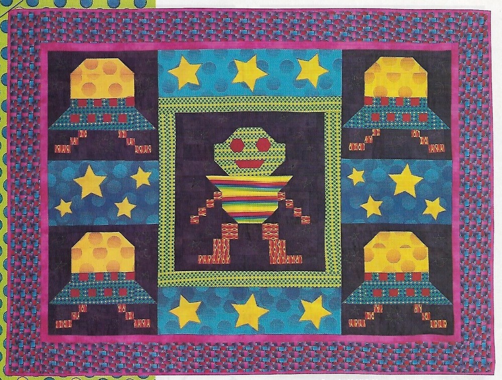 Space Invaders Wall Quilt quilting pattern instructions