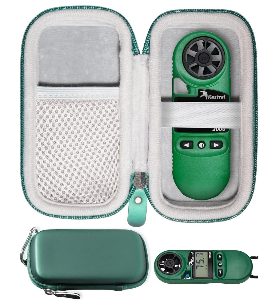 Case For Kestrel 2000 Pocket Wind & Temperature Meter Compatible W/ Memory Card