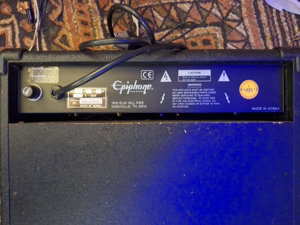 Guitar Amp Epiphone Model Ep 800B