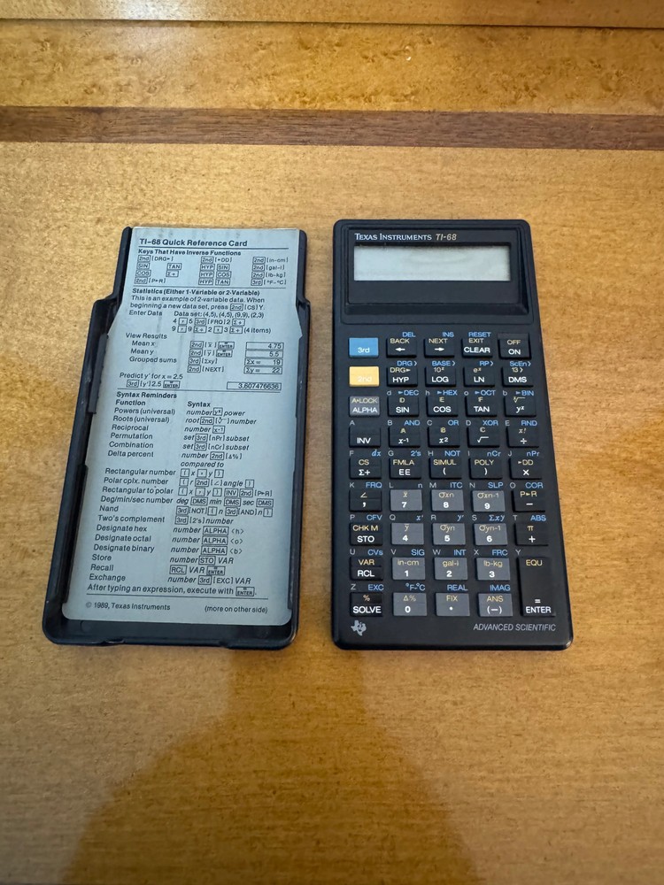 Texas Instruments TI-68 Calculator