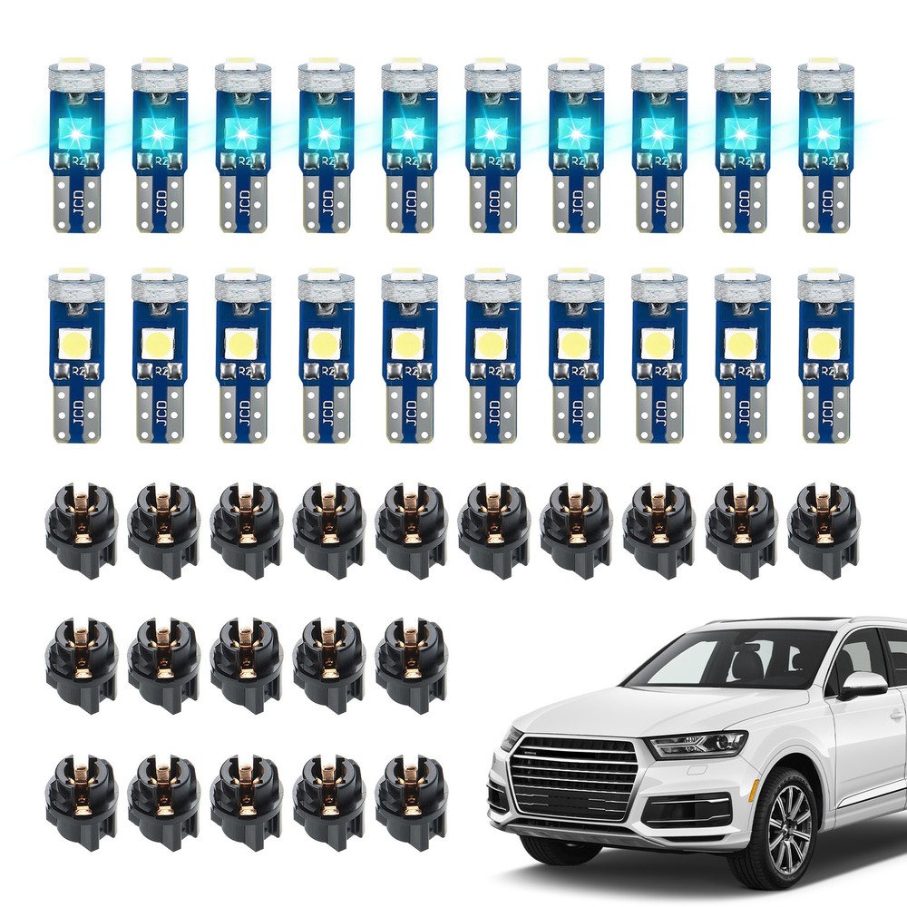 20pcs Dash Instrument Light Bulbs Super Bright 3030-SMD Chip Dashboard Lights