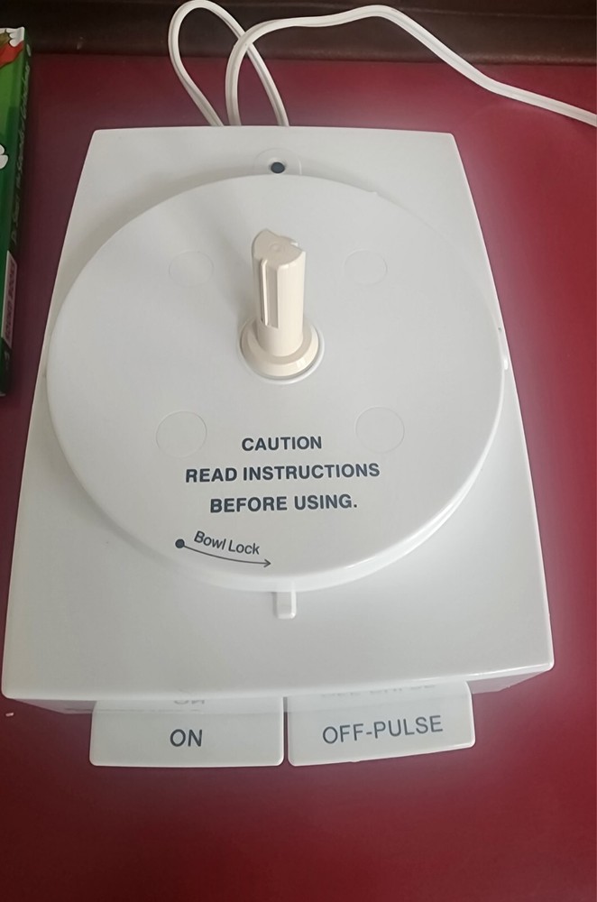 Cuisinart Pro Custom 11 Food Processor Motor Base White, Pre Owned,  Working