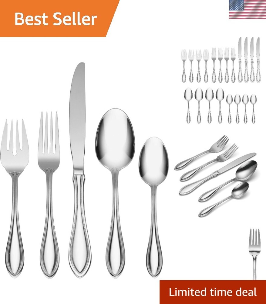 American Harmony 20-Piece Flatware Set - Timeless Design for Everyday Dining