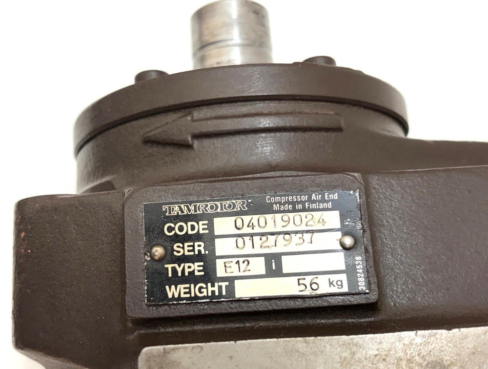 Tamrotor Marine Compressor Type E12 Code: 04019024 Screw Air Compressor