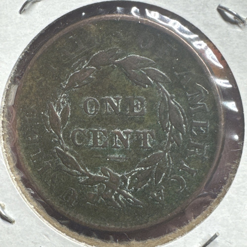1836 Large Cent Coronet Head 1c Head US Copper Type Coin