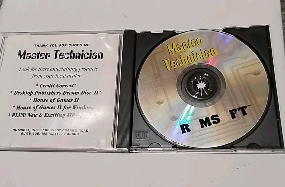 Vtg. PC Technician CD Computer Diagnostic Maintenance Repair Interactive CD NOS