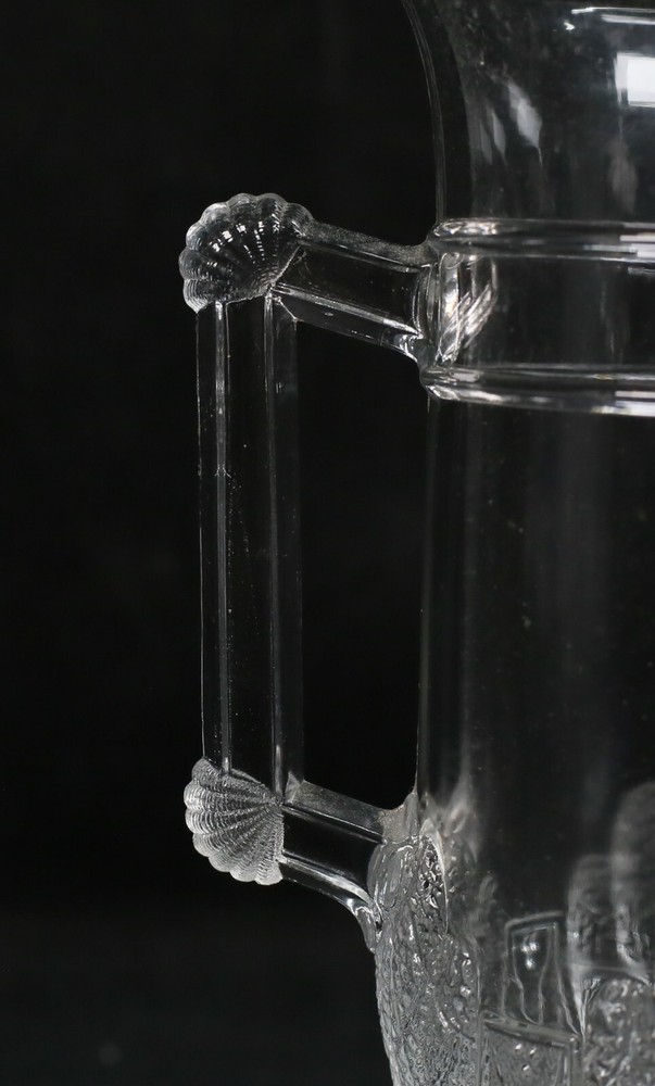 3 Pieces Pressed Glass