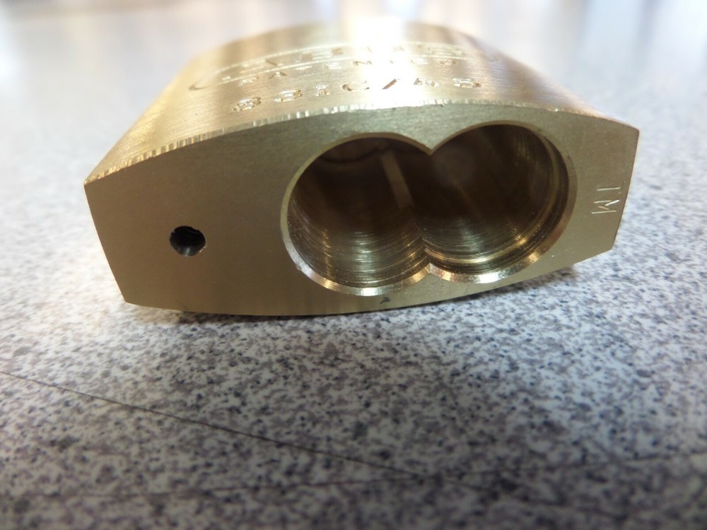 ABUS 83IC/45 BEST STYLE SMALL FORMAT IC CORE BRASS PADLOCK