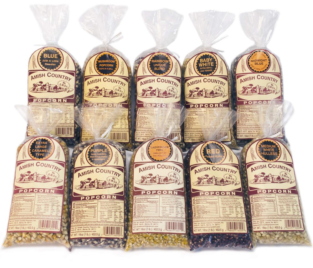 - 10 (1 Lb Bag) Variety Gift Set Bundle (Red, Blue, Medium White, Midnight Bl...