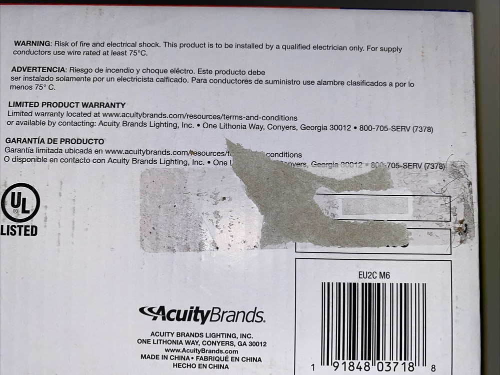 1 Lithonia Lighting LED Emergency Light