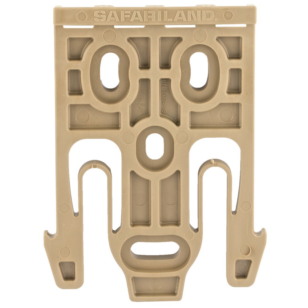 SAFARILAND 19 QLS Quick Locking System Single Coyote Brown Holster Fork