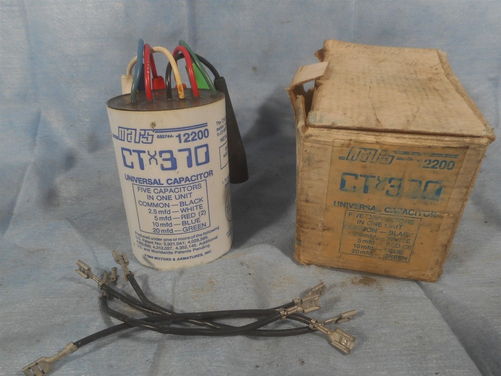 Mars 12200 CTx370 Universal Capacitor - Five Capacitors in One Unit -