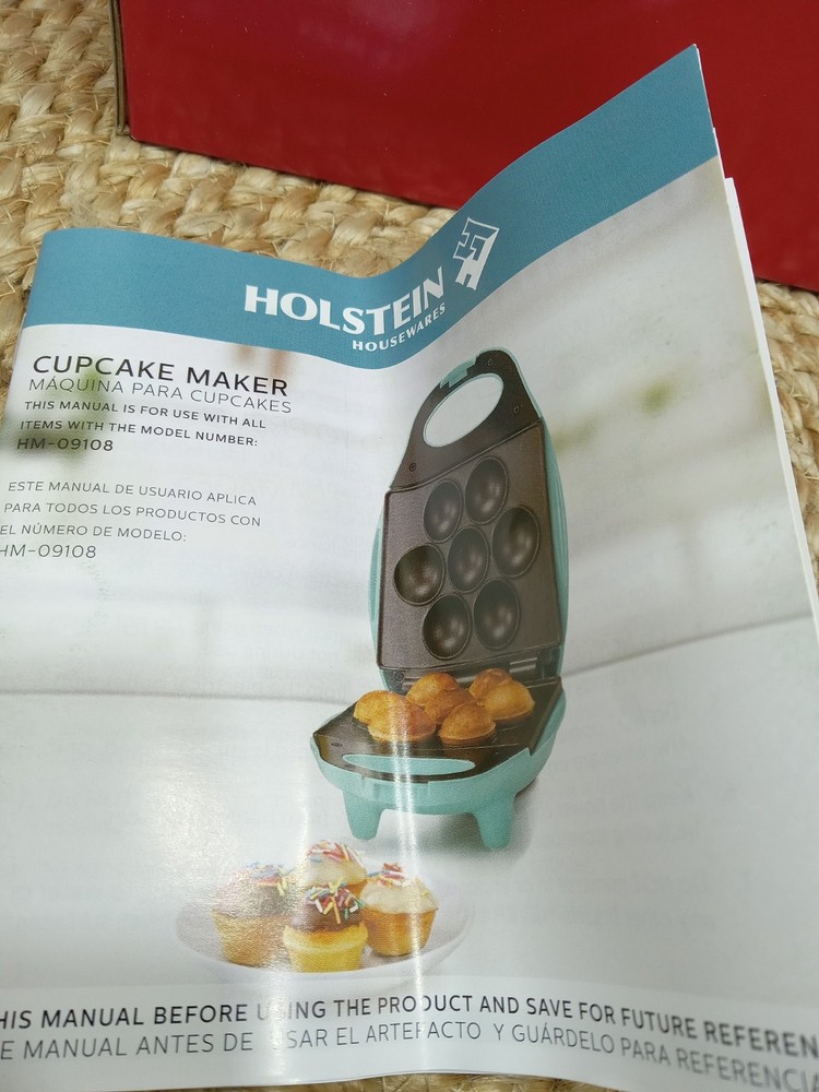 Holstein Cupcake Maker Red Makes 7 At Once