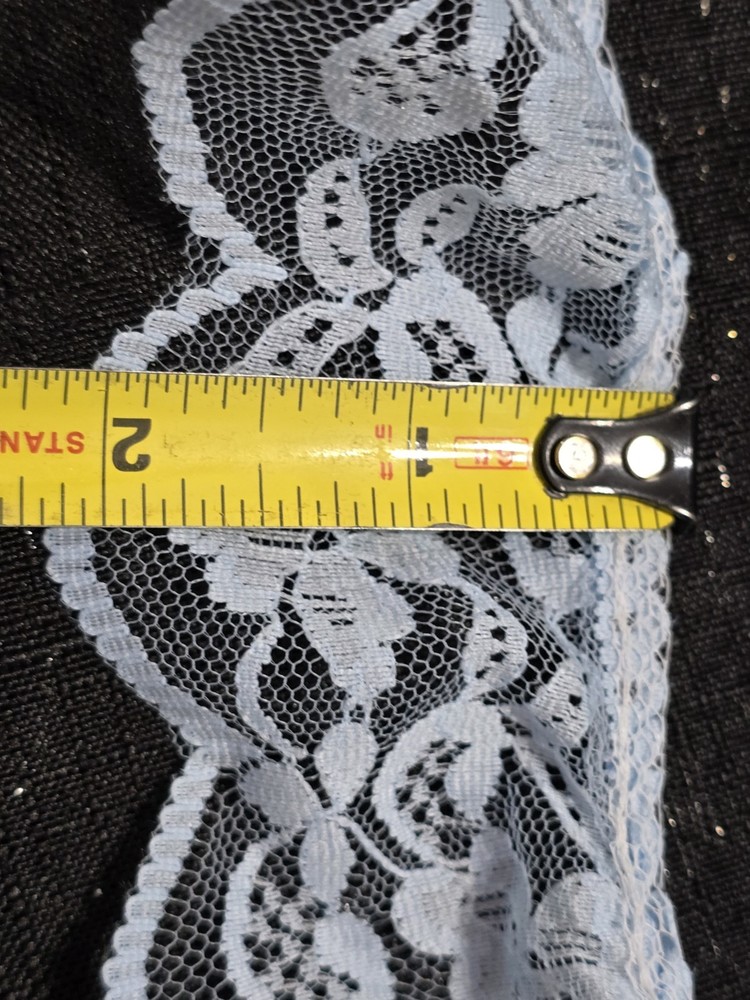 Vintage Blue Lace Trim