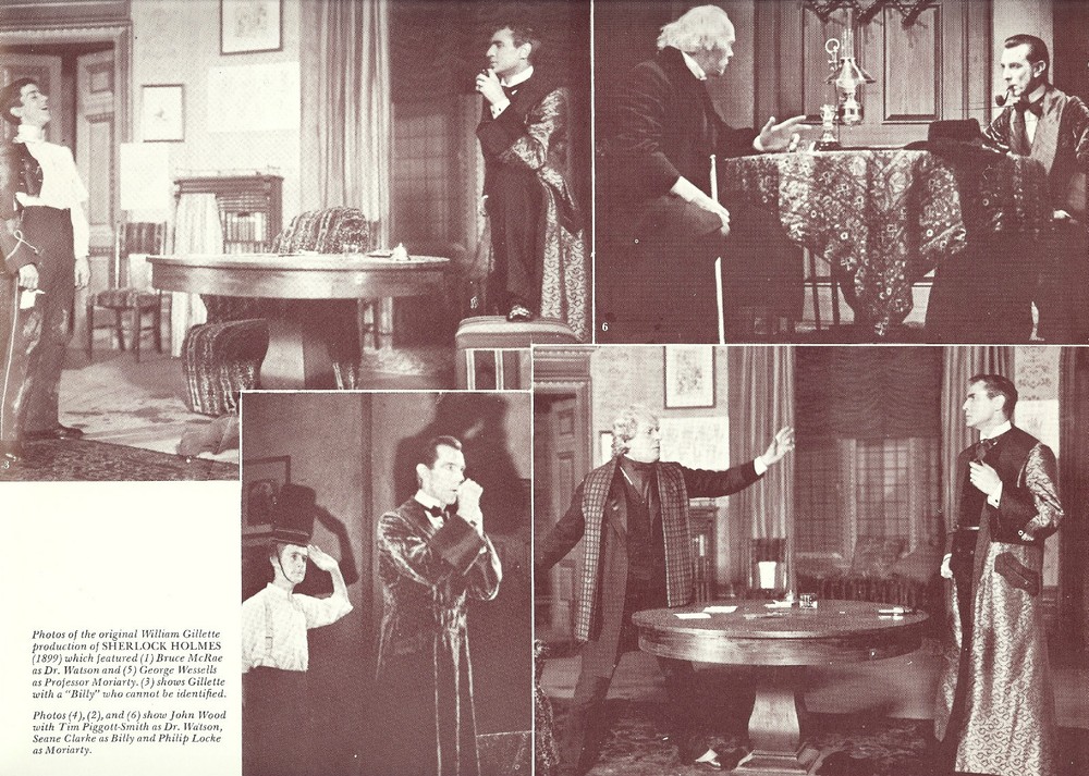 Leonard Nimoy "SHERLOCK HOLMES" Alan Sues / William Gillette 1976 Tour Program