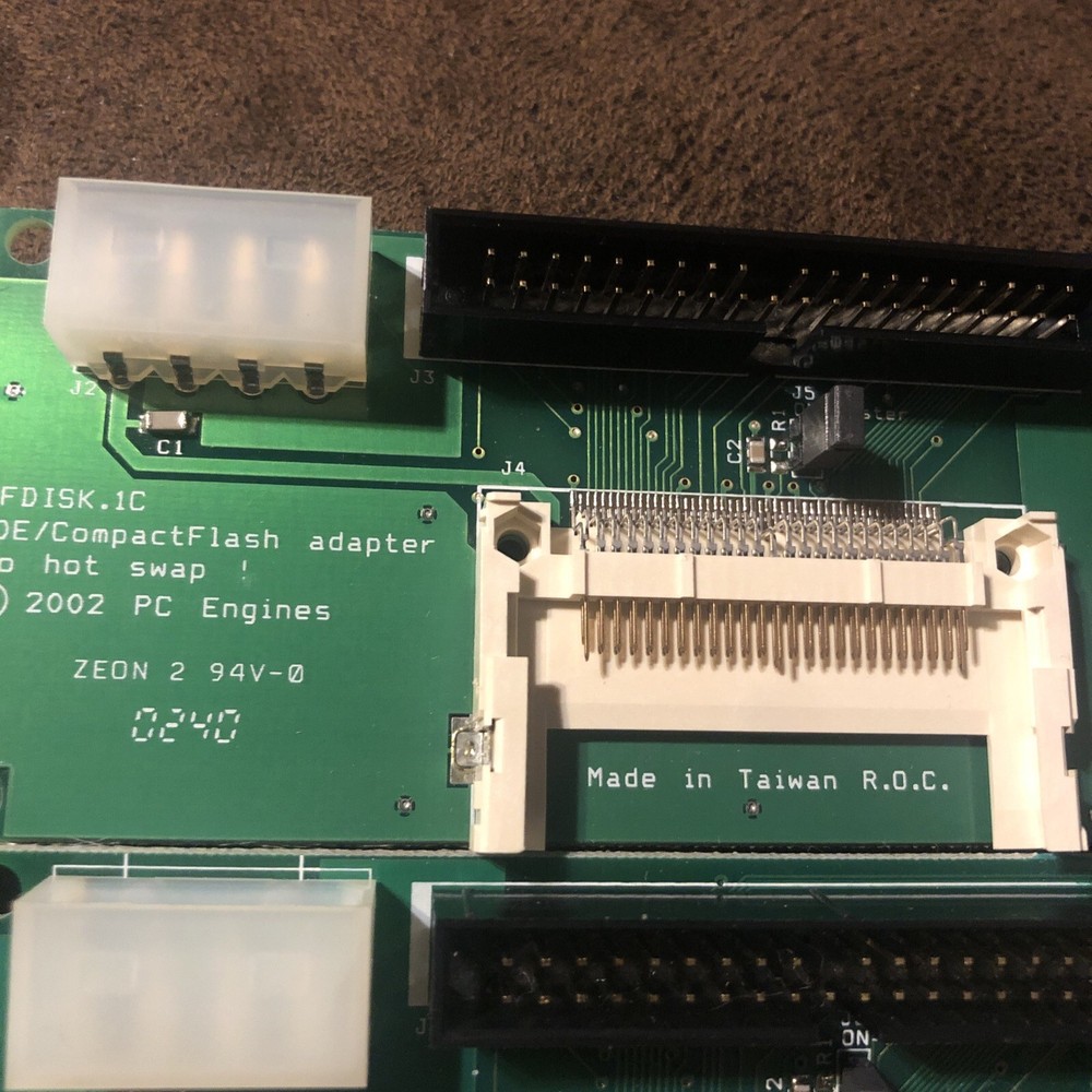 PC Engines CFDISK.1C IDE Compact Flash Adapter