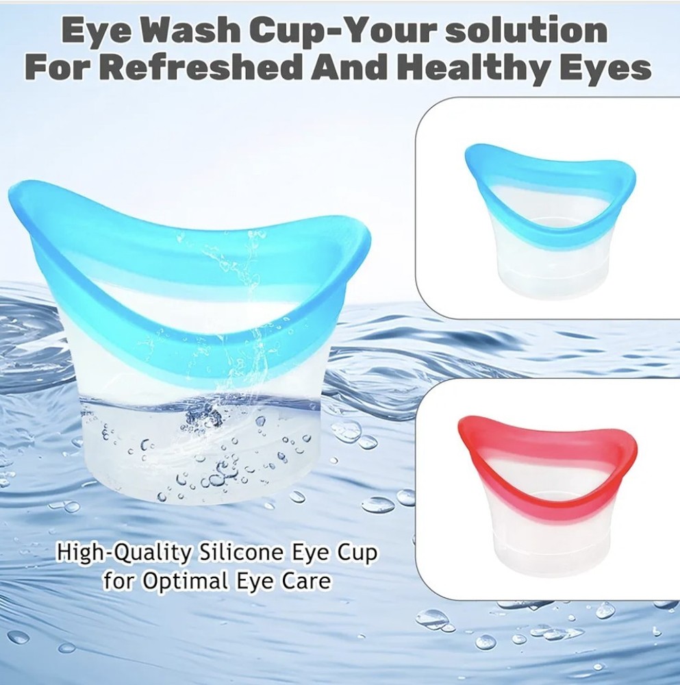 1 Silicone Eye Wash Cup Blue