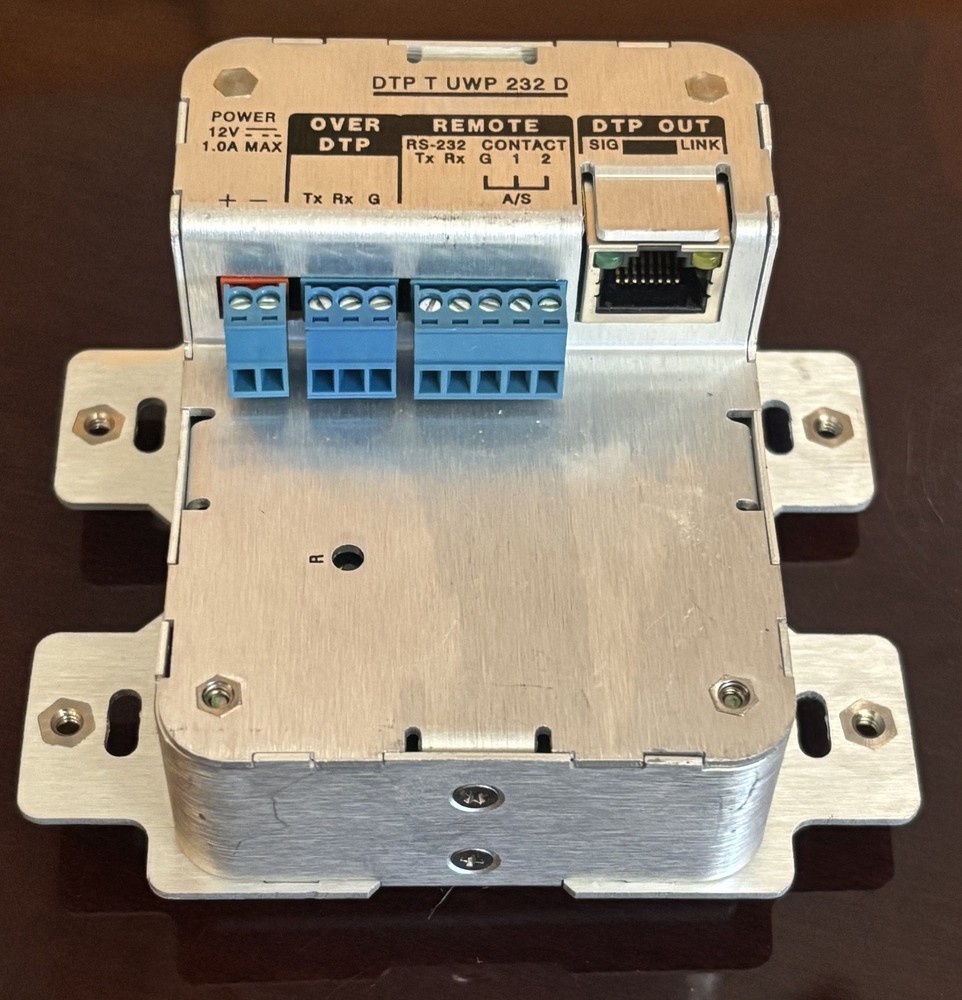 Extron wallplate DTP T UWP 232 D Two Input Transmitter