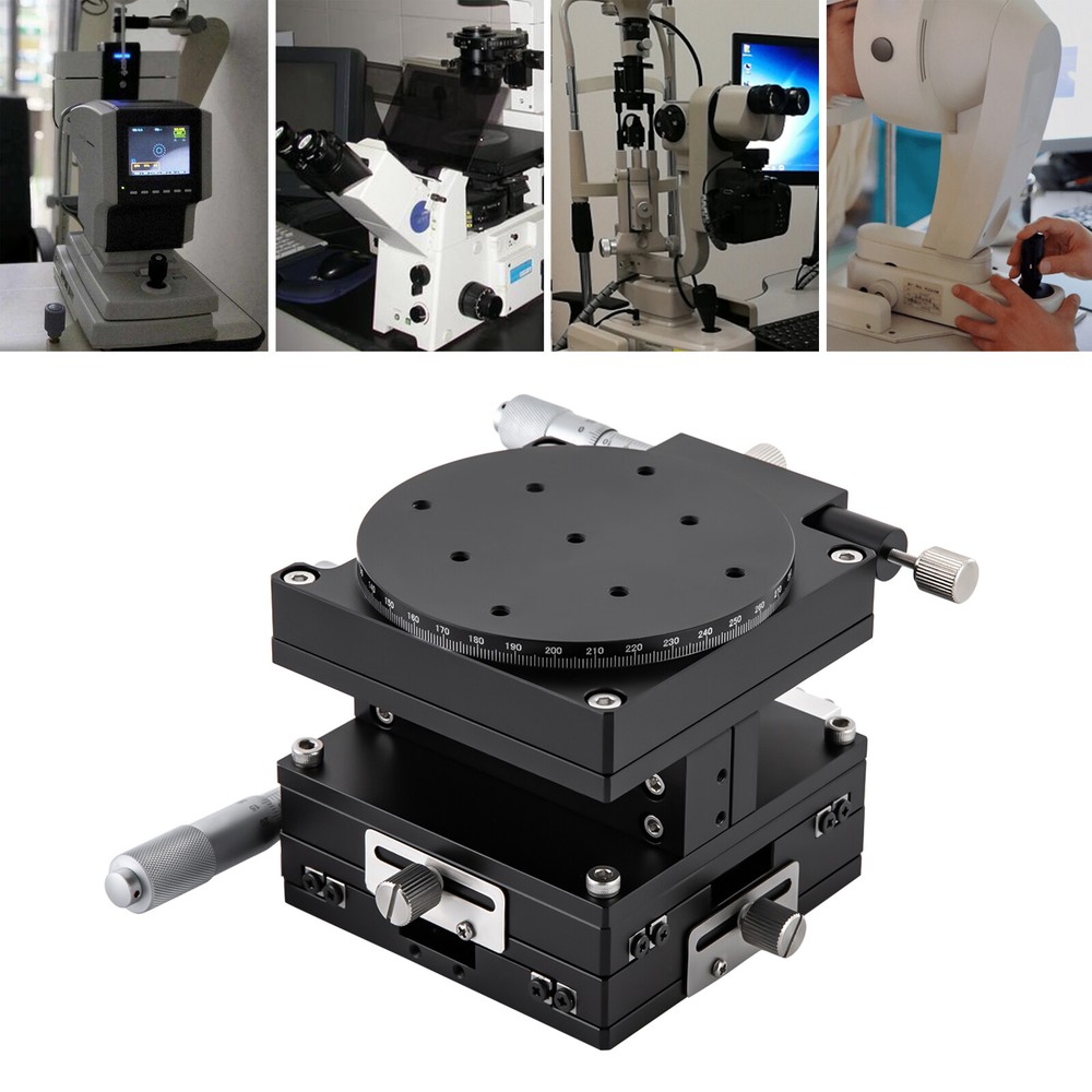 XYZR Axis Positioning Worktable Workbench Manual Linear Stage For Laser Engrave