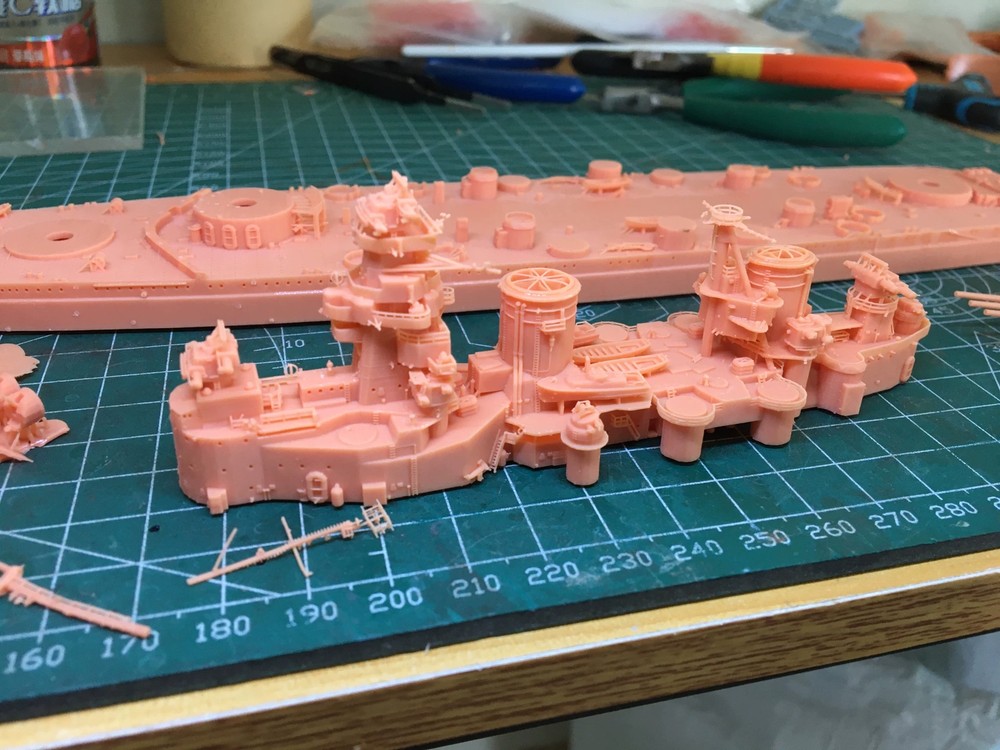 3D Printed 1/700 Soviet Union class Battleship Unpainted Model Kit NEW