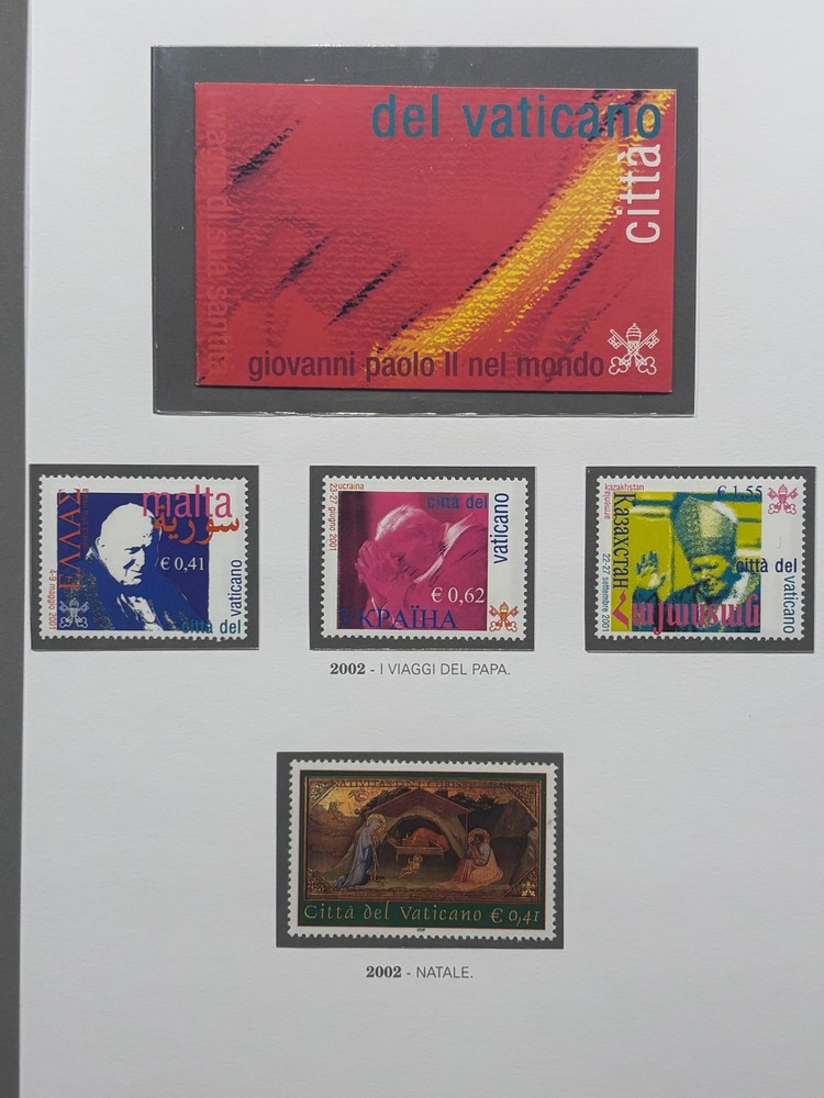 VATICAN 2002 - COMPLETE VINTAGE with sheets, mini sheets and booklets - MNH