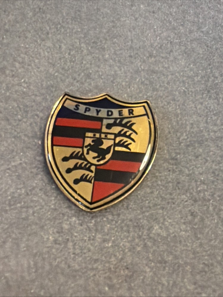 Porsche Spyder Pin Badge