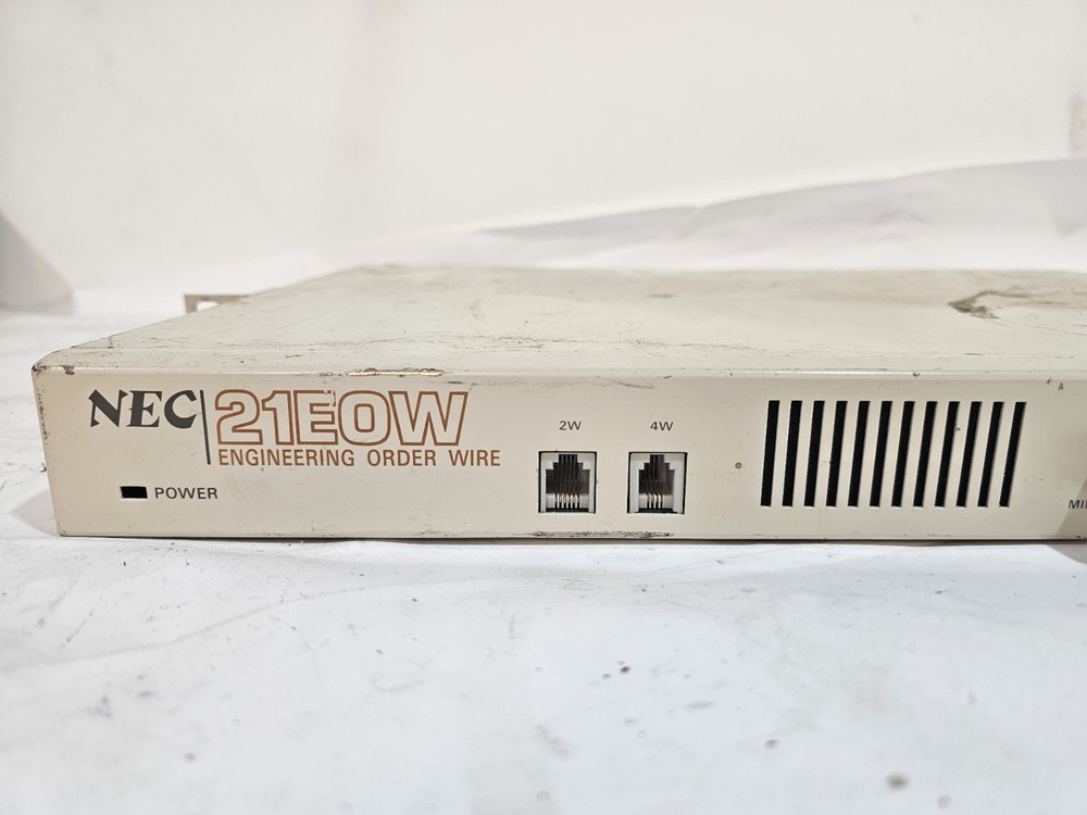 Vintage NEC 21EOW Engineering Order Wire Communication - 1989