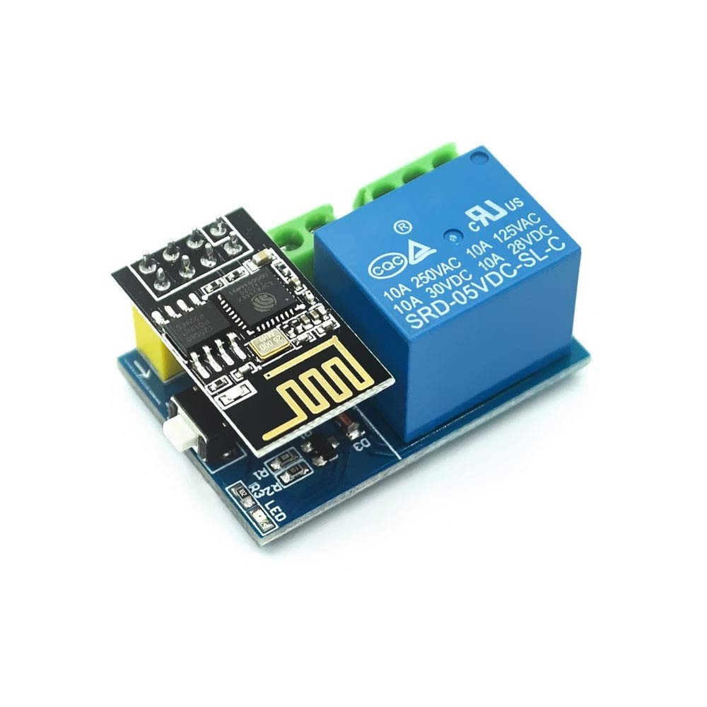 Acxico 2 pcs ESP8266 ESP-01S + 5V WiFi Relay Module Smart Home Remote Control...