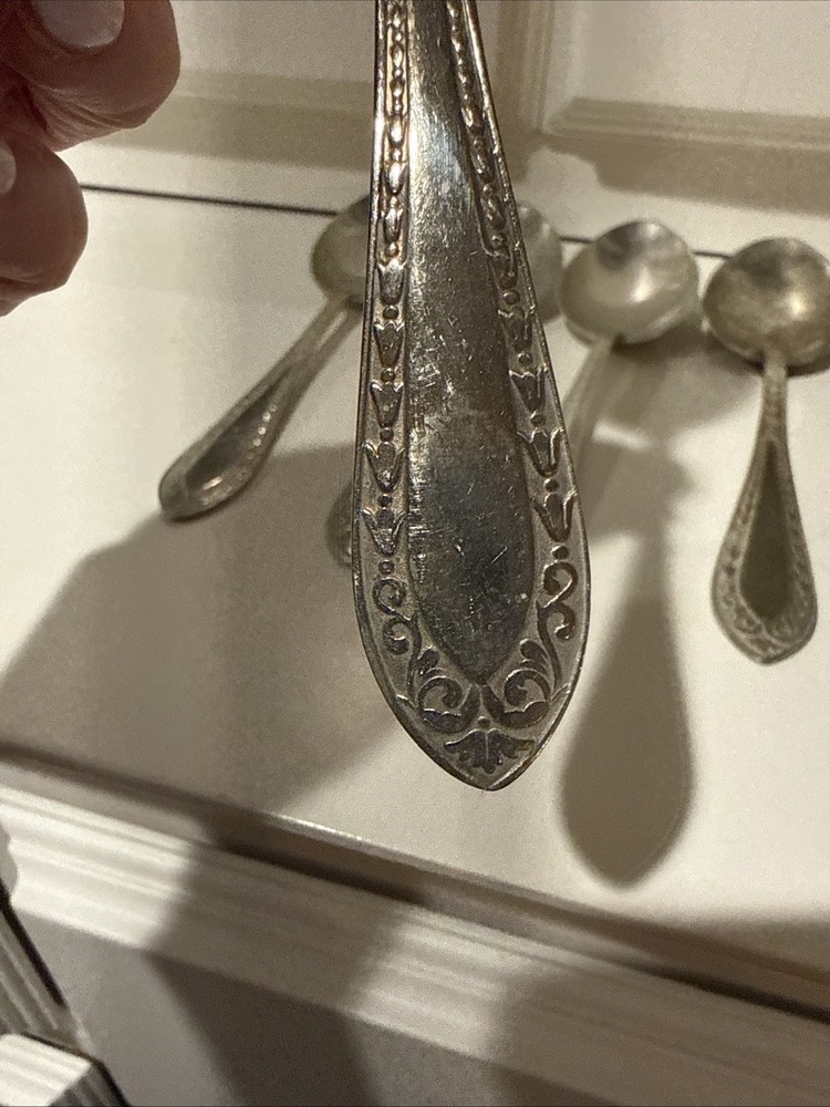 Vintage Potter Shefld Silva Spoons
