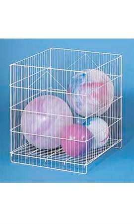 SSWBasics White Wire Dump Bin - 26" X 26" X 30"