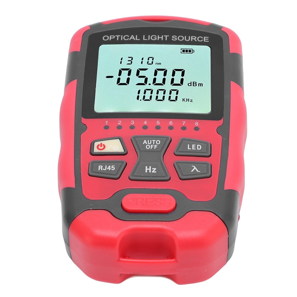 Fiber Optic Light Source 1550nm SC FC Interface RJ45 Test Optical Light Source