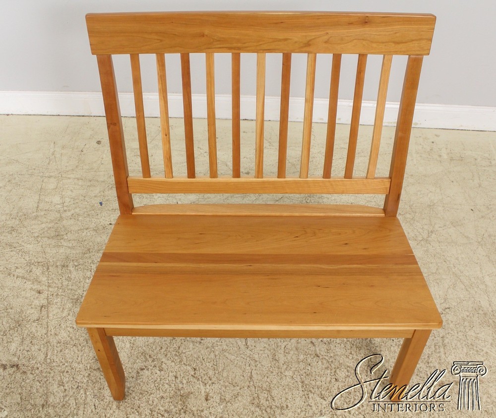 F56335: Country Design Solid Cherry Bench Or Settee