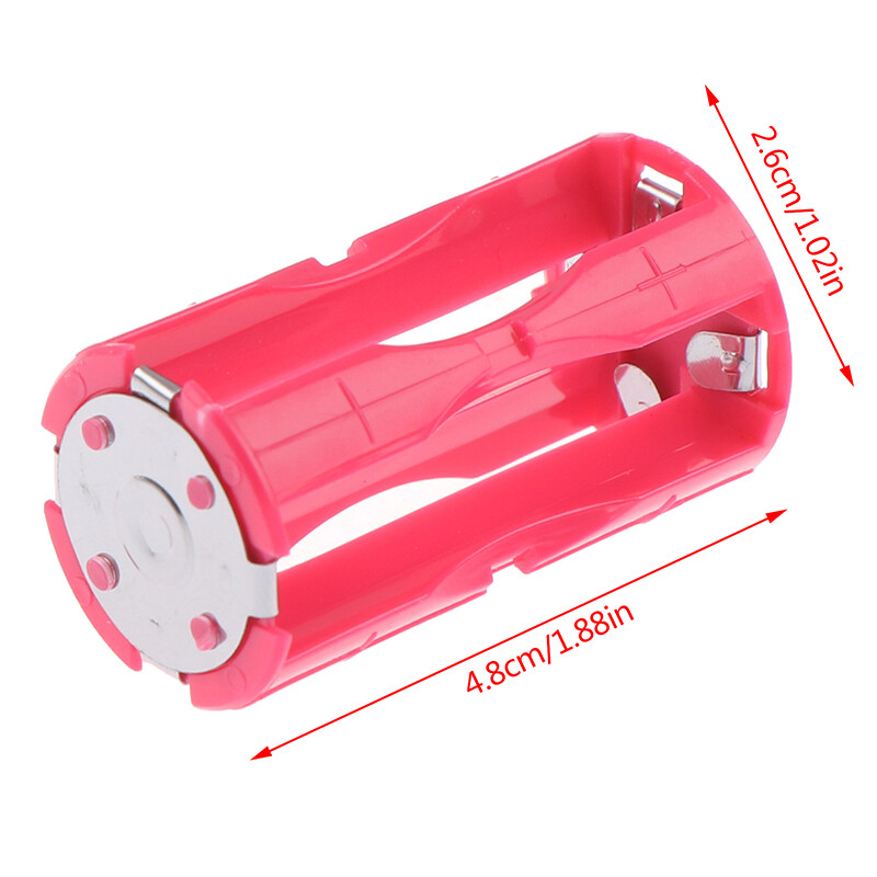 4 AAA to C Size Parallel Battery Convertor Adapter Holder Cases Box DC 1.5V