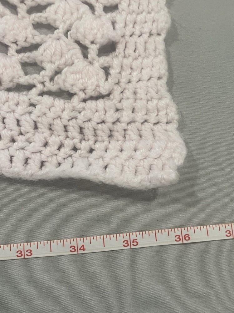 Baby Pink Crochet Blanket