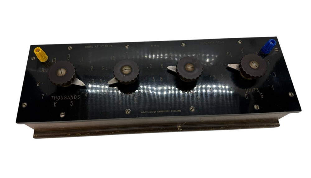 Vintage PYE Decade Resistance box