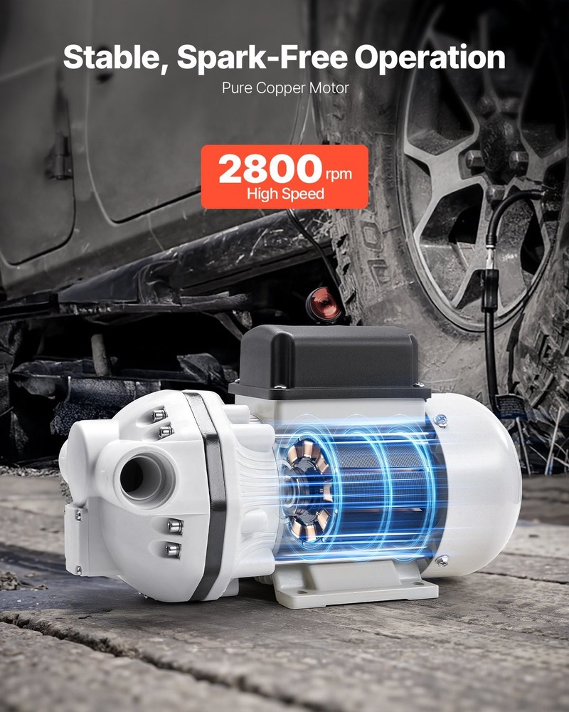 DEF Transfer Pump 10.5 GPM Diaphragm Irrigation Self Priming Electric Wate