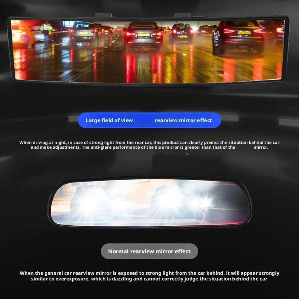 XTRA Vision Panoramic 180 Degrees Rearview Mirror