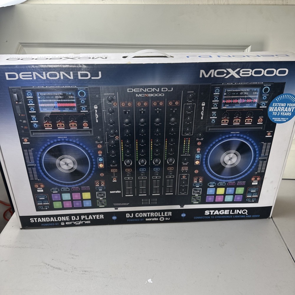 Denon DJ McX8000 Professional Standalone DJ Controller - READ DESCRIPTION