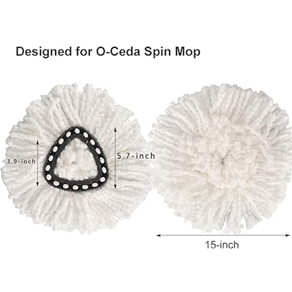 2/12 pack Replacement Microfiber Mop HEAD For O-Cedar Spin Mop Easy Clean Wring