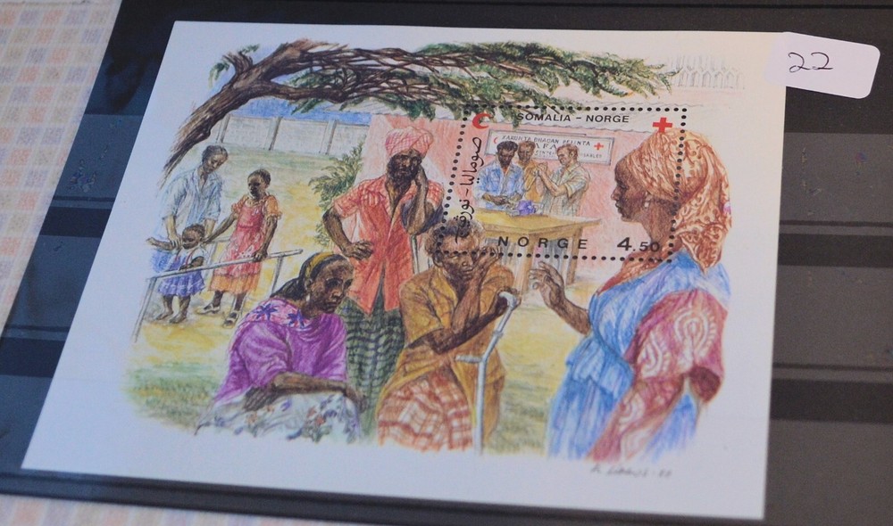 SOMALIA-NORGE MINI SHEET