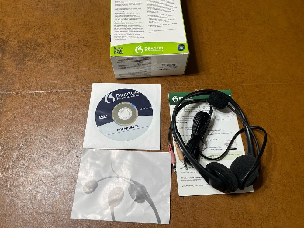 Nuance Dragon Naturally Speaking Version  12 Premium Edition Speech  Recognition